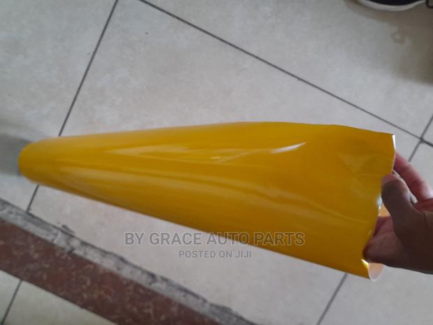Yellow Line Reflective Sticker/Sheet. - thumbnail 2
