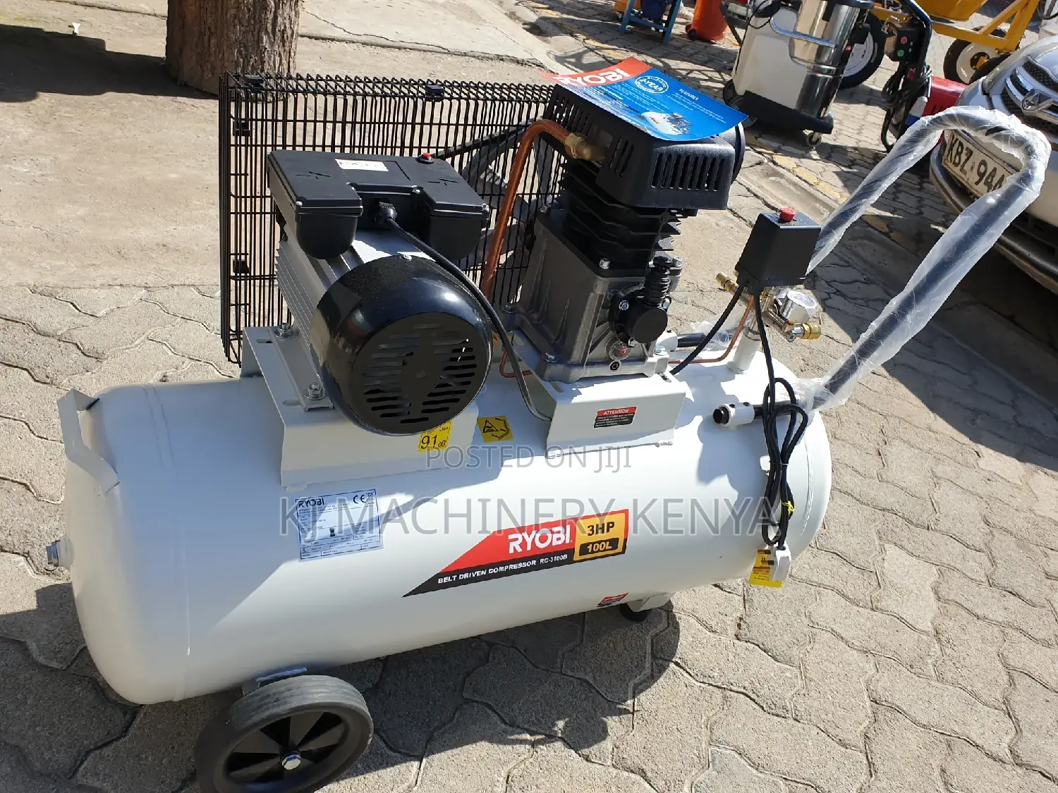 100litres Belt Driven Electric Air Compressor
