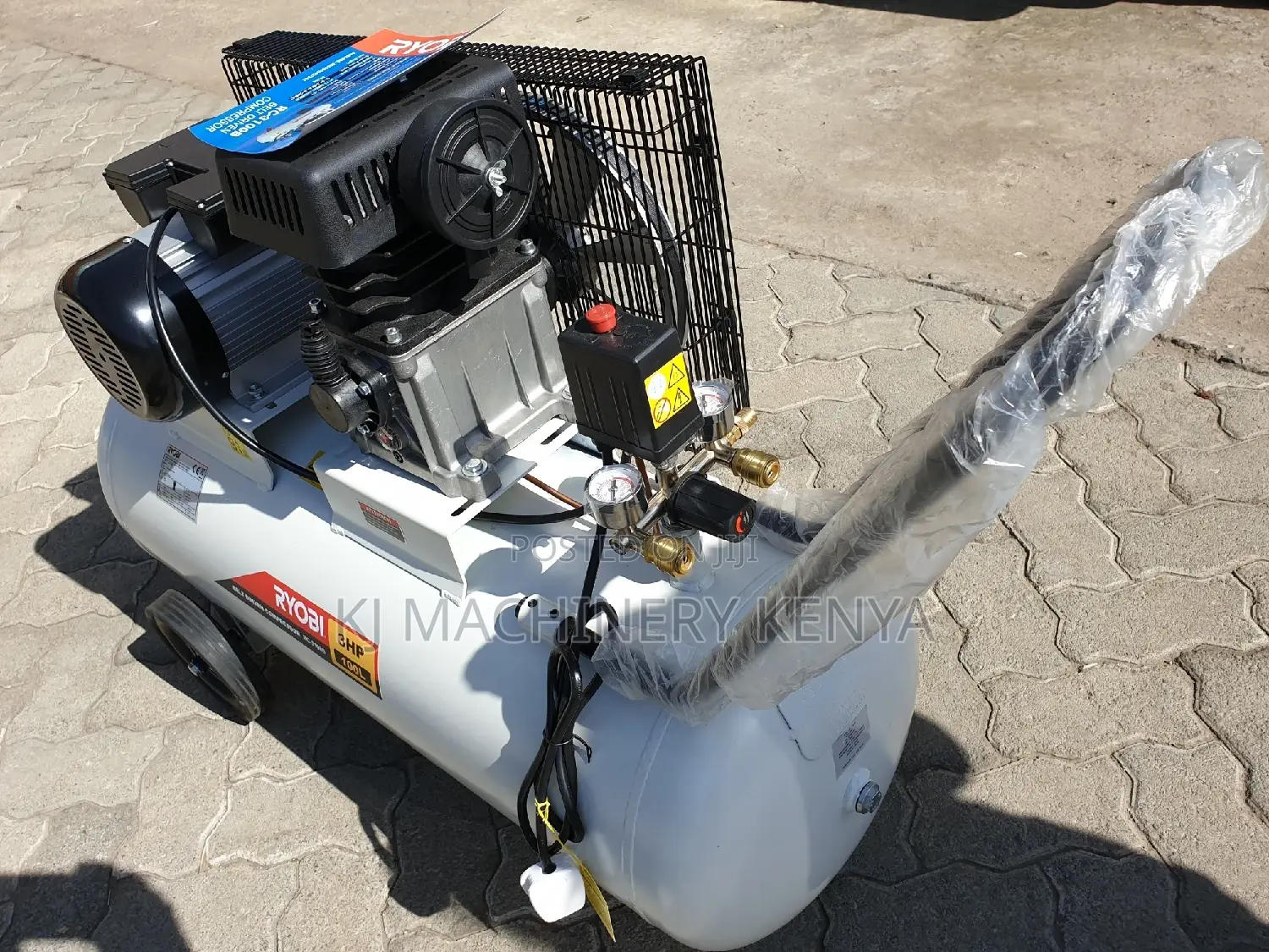 100litres Belt Driven Electric Air Compressor
