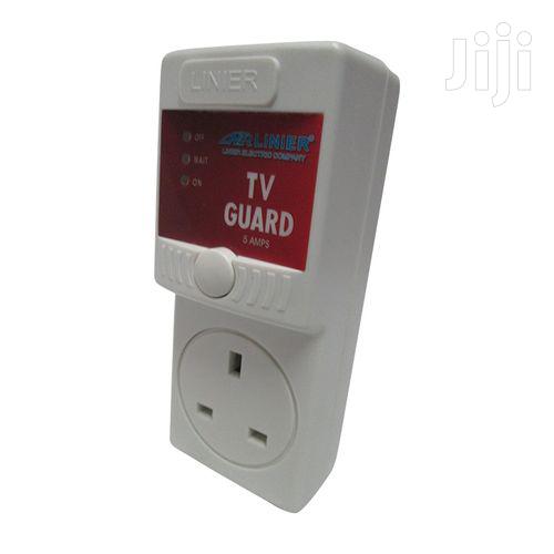 Generic Linier Voltshield TV Guard - White - main view