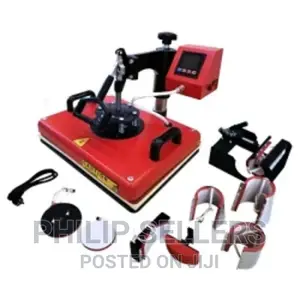 Multifunctional 8 in 1 Combo Heat Press Machine T-Shirt Digi