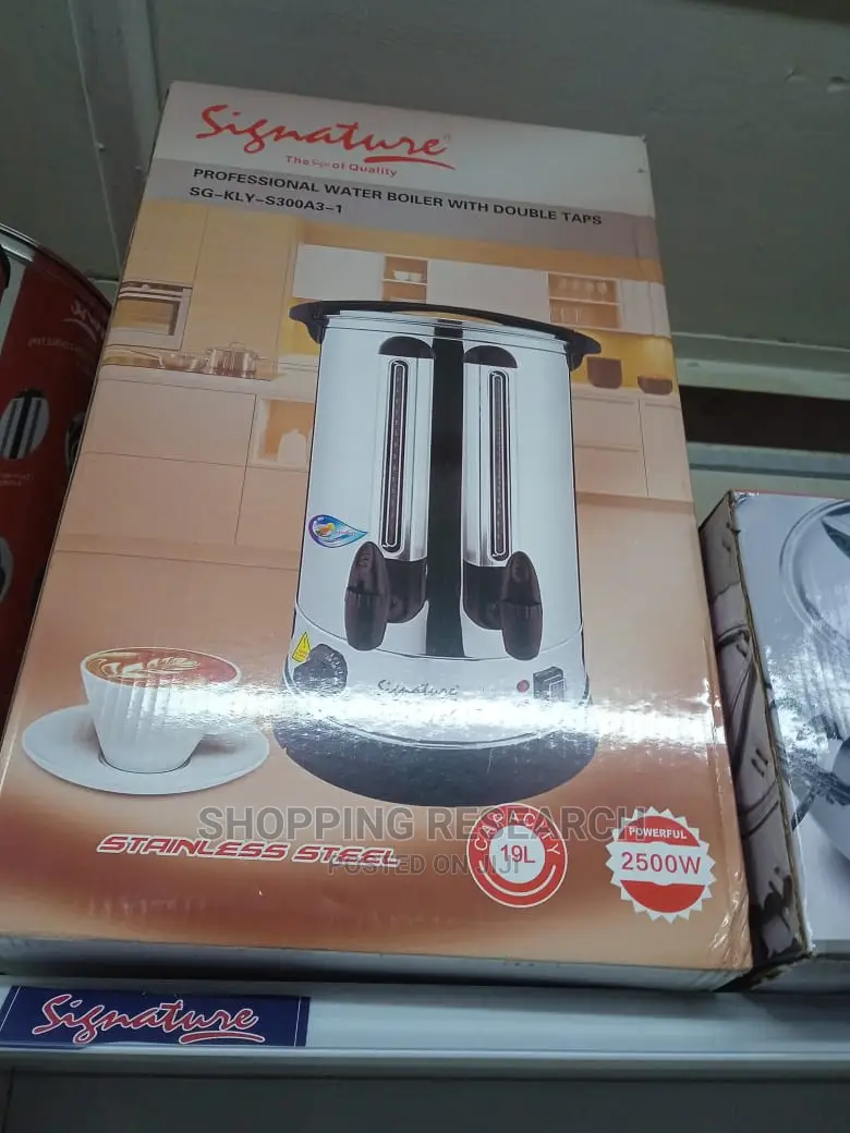 Stainless Steel Water Milk Tea Urn With Double Taps