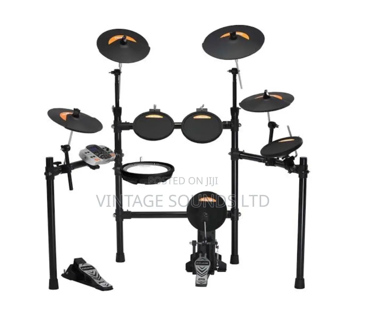 Nux Dm-4s Electric 9 Piece Electronic Drum Kit