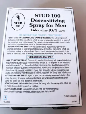 Original Stud 100 Delay Spray for Men Stud100 Premature Ejaculation
