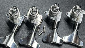 Bass Tuning Peg Solid Structure (Silver) 4pcs - thumbnail 2