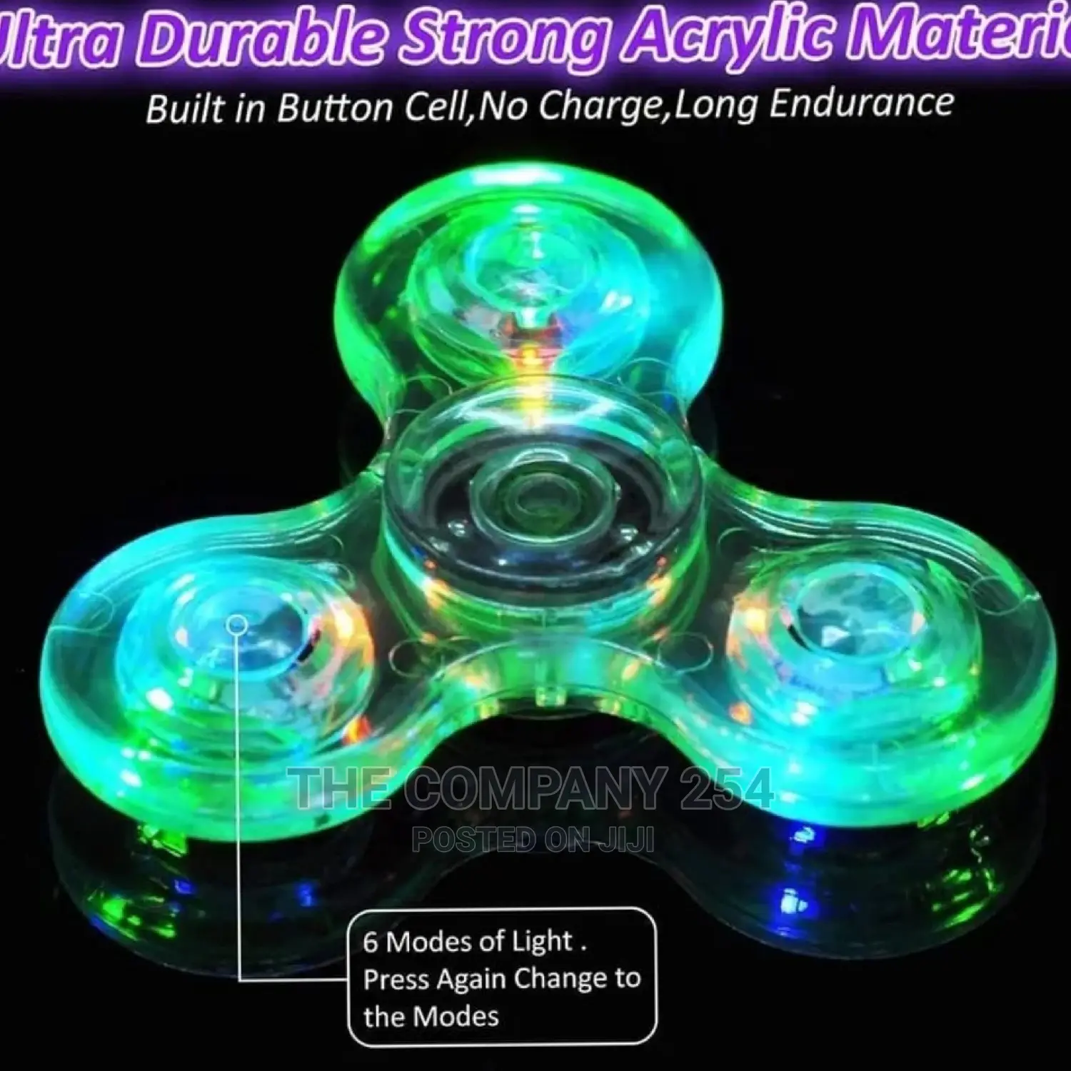 Crystal Luminous Hand Spinning Fidget