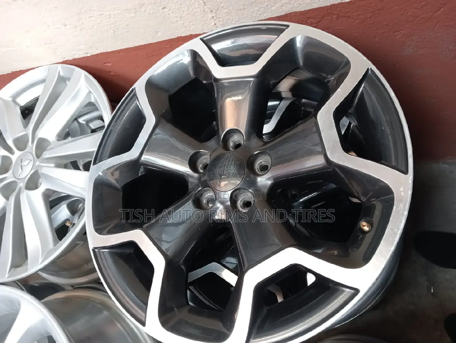 Black Silver 17 Inch Original Subaru Rims Set