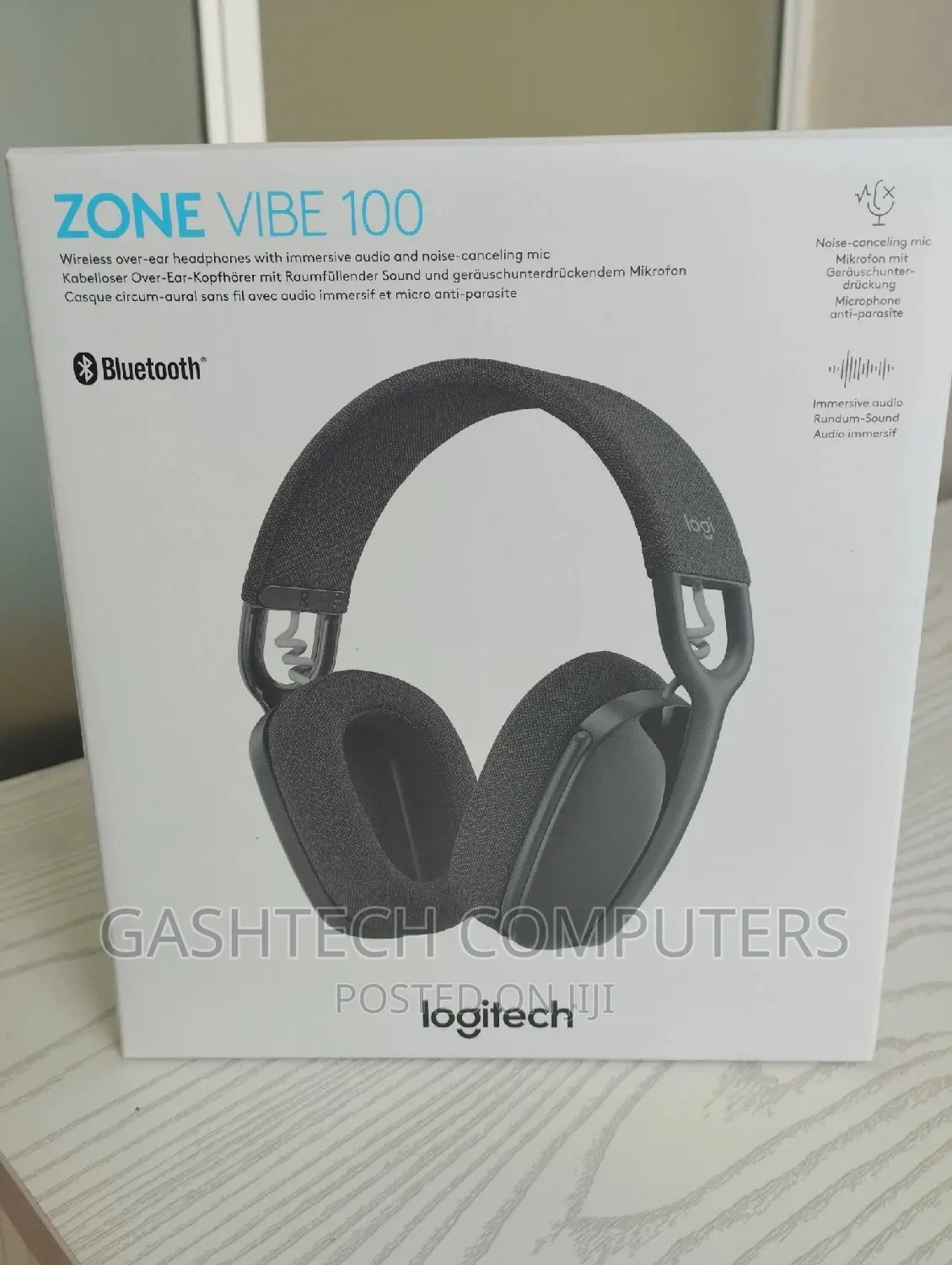 Logitech Zone Vibe 100 Bluetooth Headphones