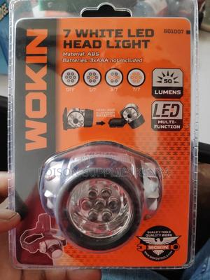 Wokin Headlamp Head Lamp Headlight Head Torch Bright LED 7pc - thumbnail 2
