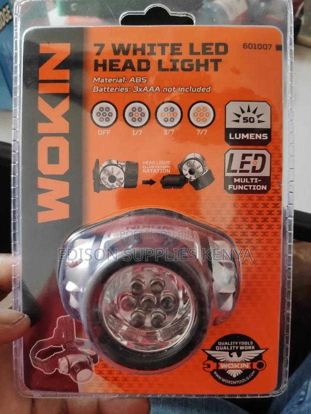 Wokin Headlamp Head Lamp Headlight Head Torch Bright LED 7pc - main view