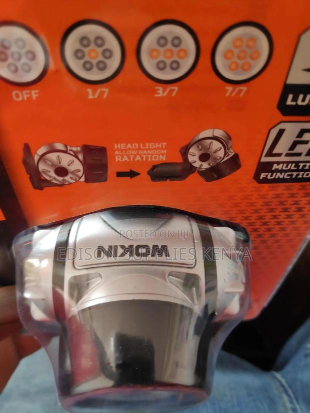 Wokin Headlamp Head Lamp Headlight Head Torch Bright LED 7pc - thumbnail 4