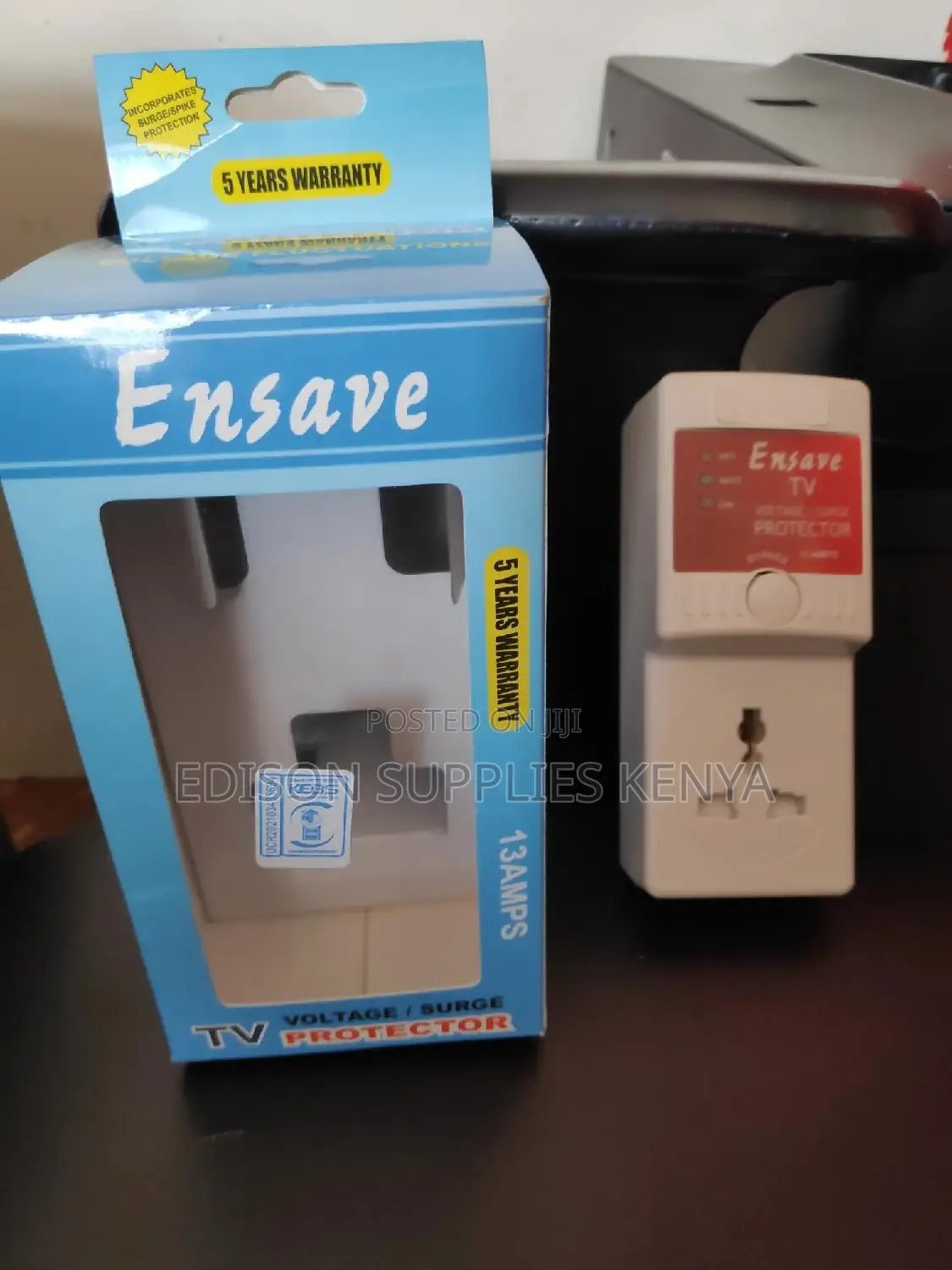 TV Guard Ensave Power Guard Voltage Surge Protector 13 Amps