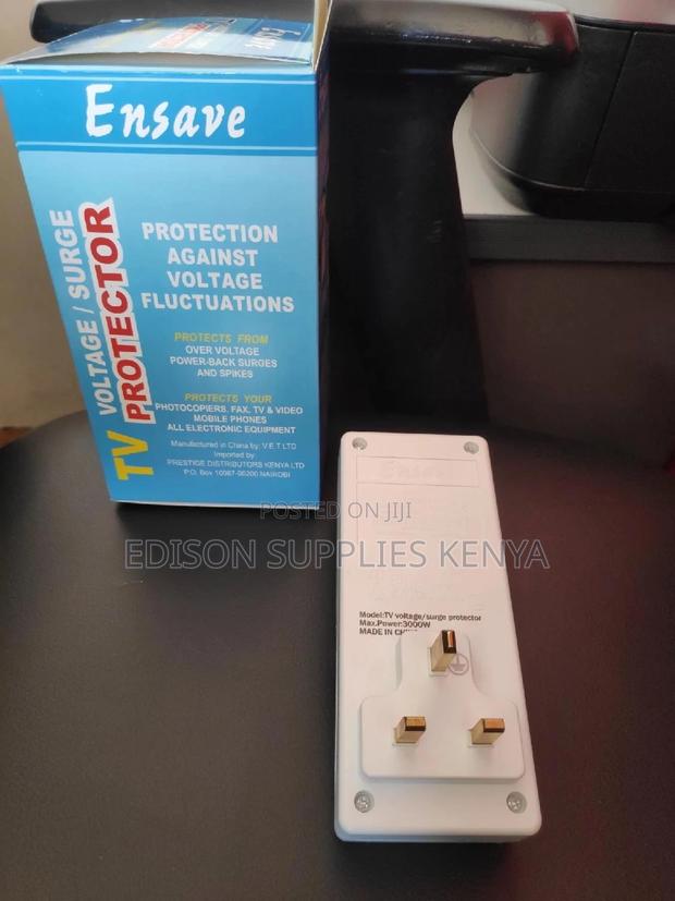 TV Guard Ensave Power Guard Voltage Surge Protector 13 Amps - thumbnail 2