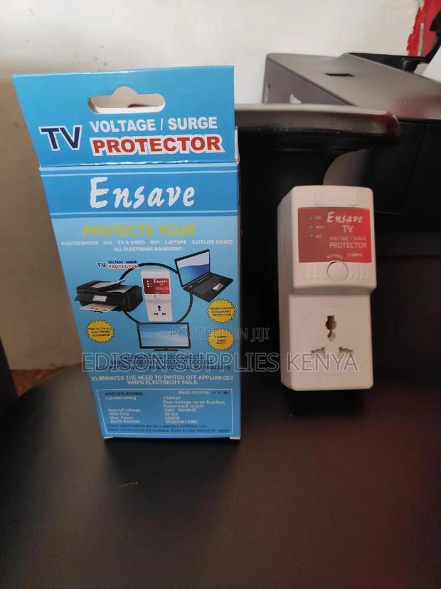 TV Guard Ensave Power Guard Voltage Surge Protector 13 Amps - thumbnail 4
