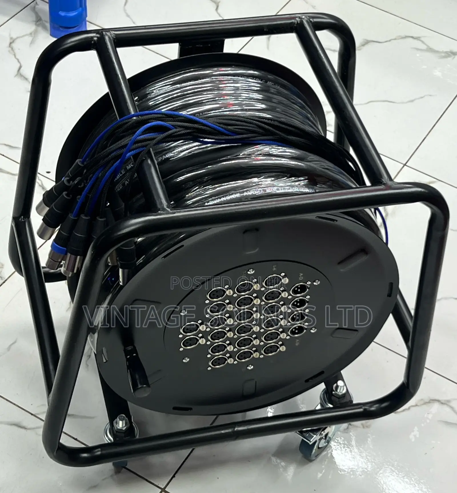 24 Channel 50m Snake Cable on Stage Rack