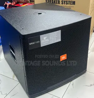 JBL Srx718s Compact Bass Subwoofer, Black