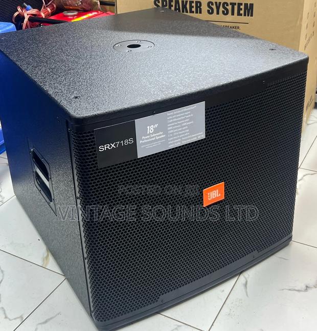 JBL Srx718s Compact Bass Subwoofer, Black - thumbnail 3