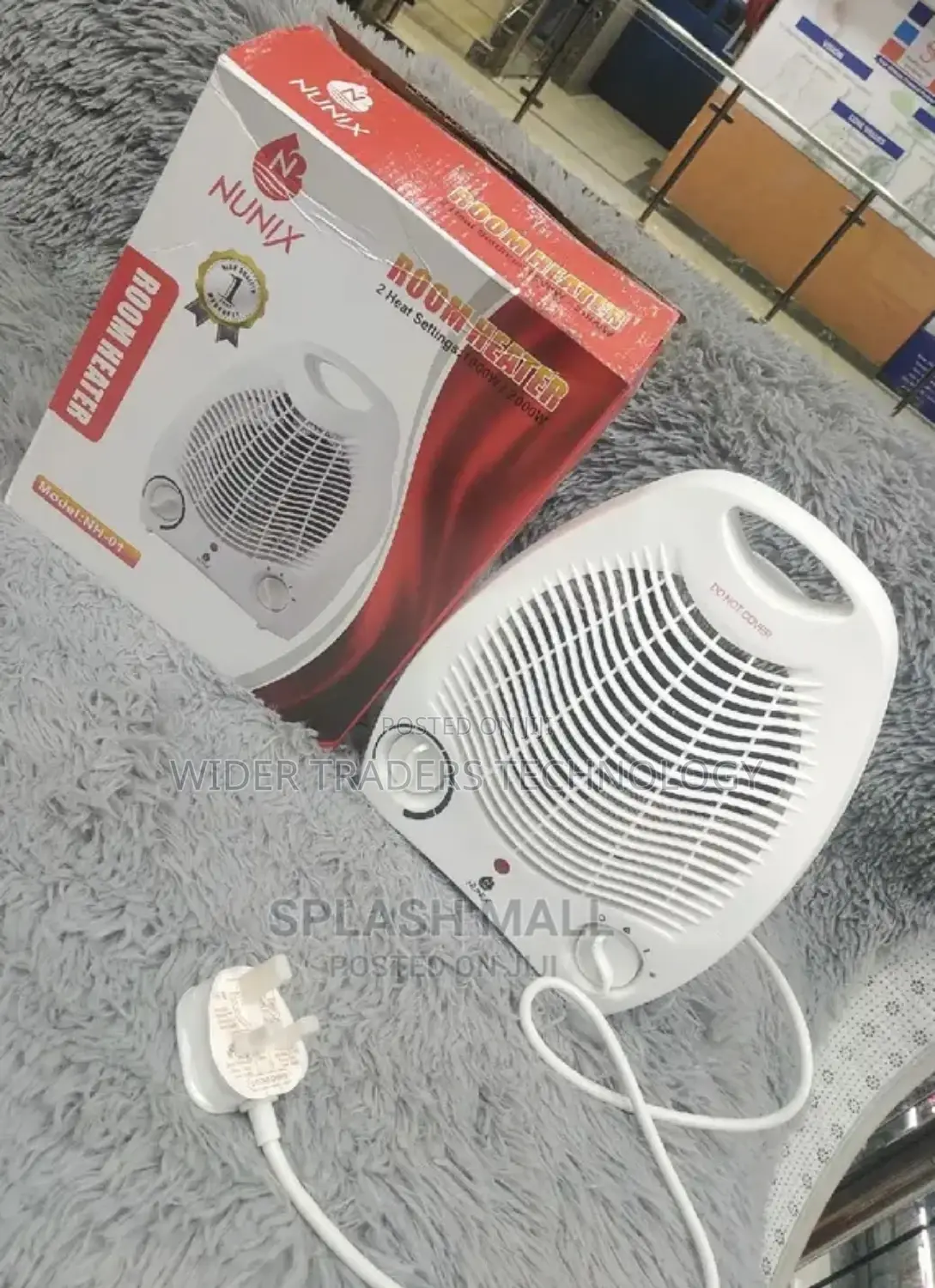 Nunix Room Heater With Fan