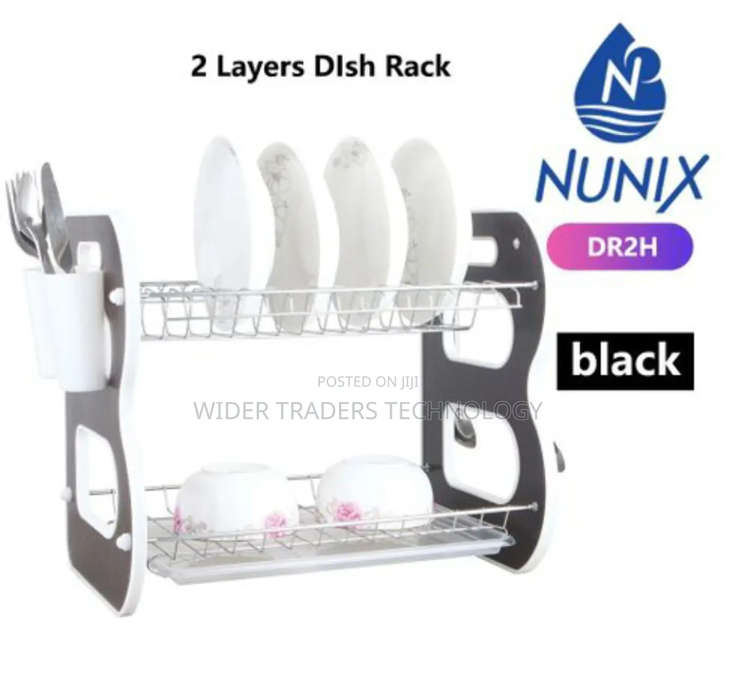 Nunix 2 Tier Dish Rack
 