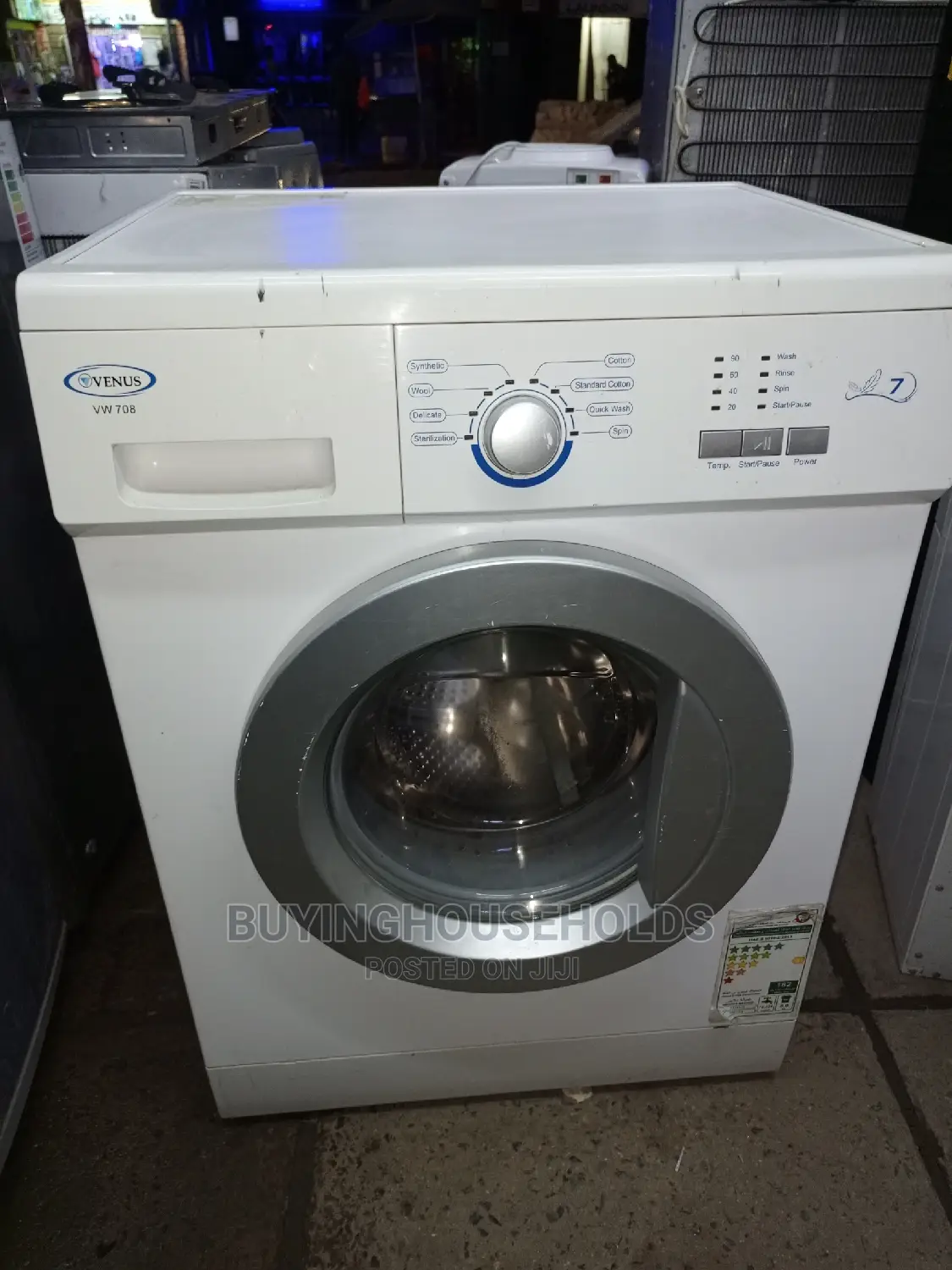 Venus 7kg Front Load Washing Machine