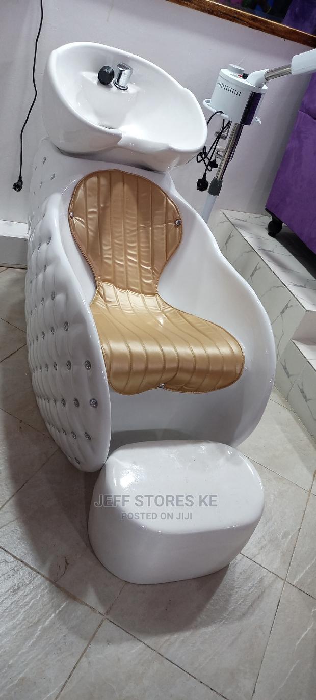 Vera White Shampoo Unit/Sink - main view