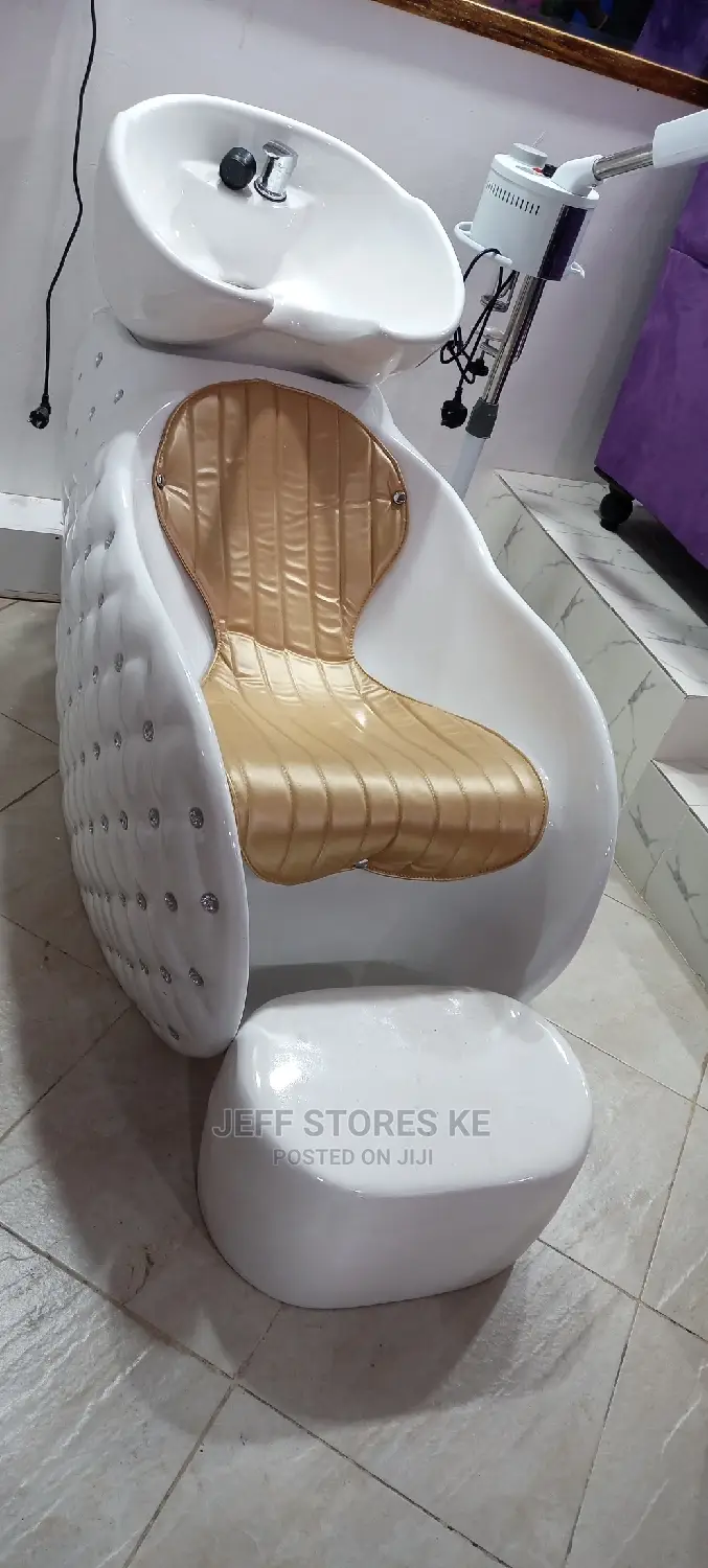 Vera White Shampoo Unit/Sink