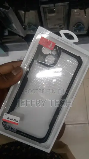 ESR Air Armor Case for Apple iPhone 14 Plus (Black-Clear)
