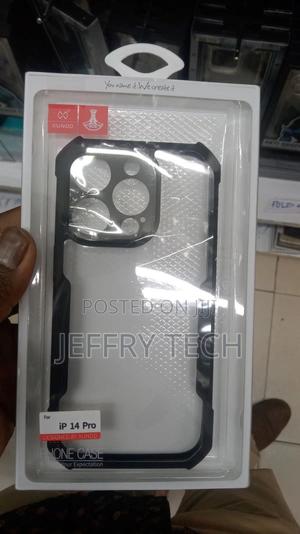 Luxury Transparent Back Cover Case for iPhone 14 Pro - thumbnail 2