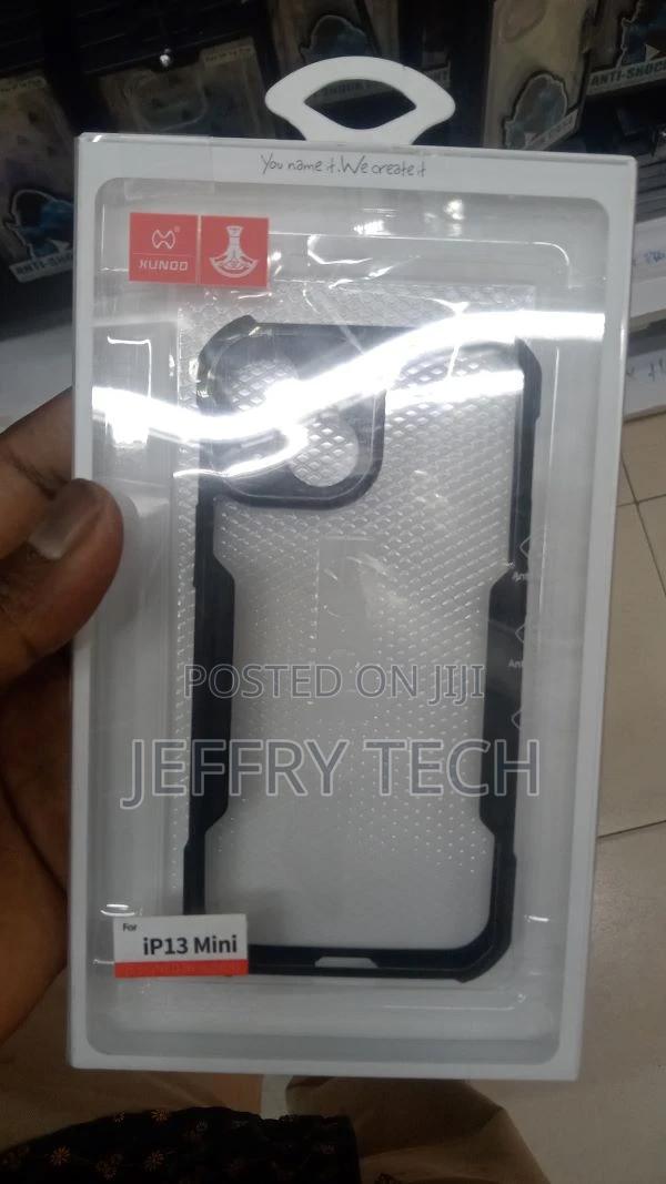 RIGGEAR iPhone 13 Mini Back Cover Case (Clear PC + TPU - main view