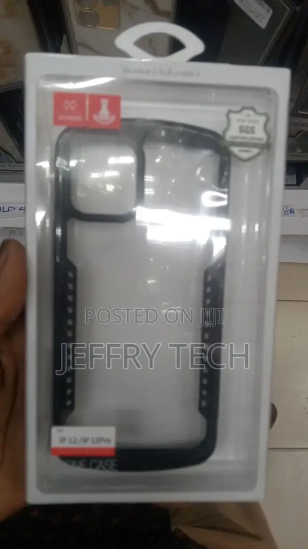 Back Cover for iPhone 12 Transparent Hybrid Hard PC Back TP