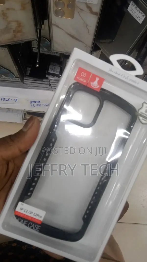 Back Cover for iPhone 12 Transparent Hybrid Hard PC Back TP