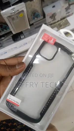 Back Cover for iPhone 11 Pro Max Transparen Hard PC Back TPU