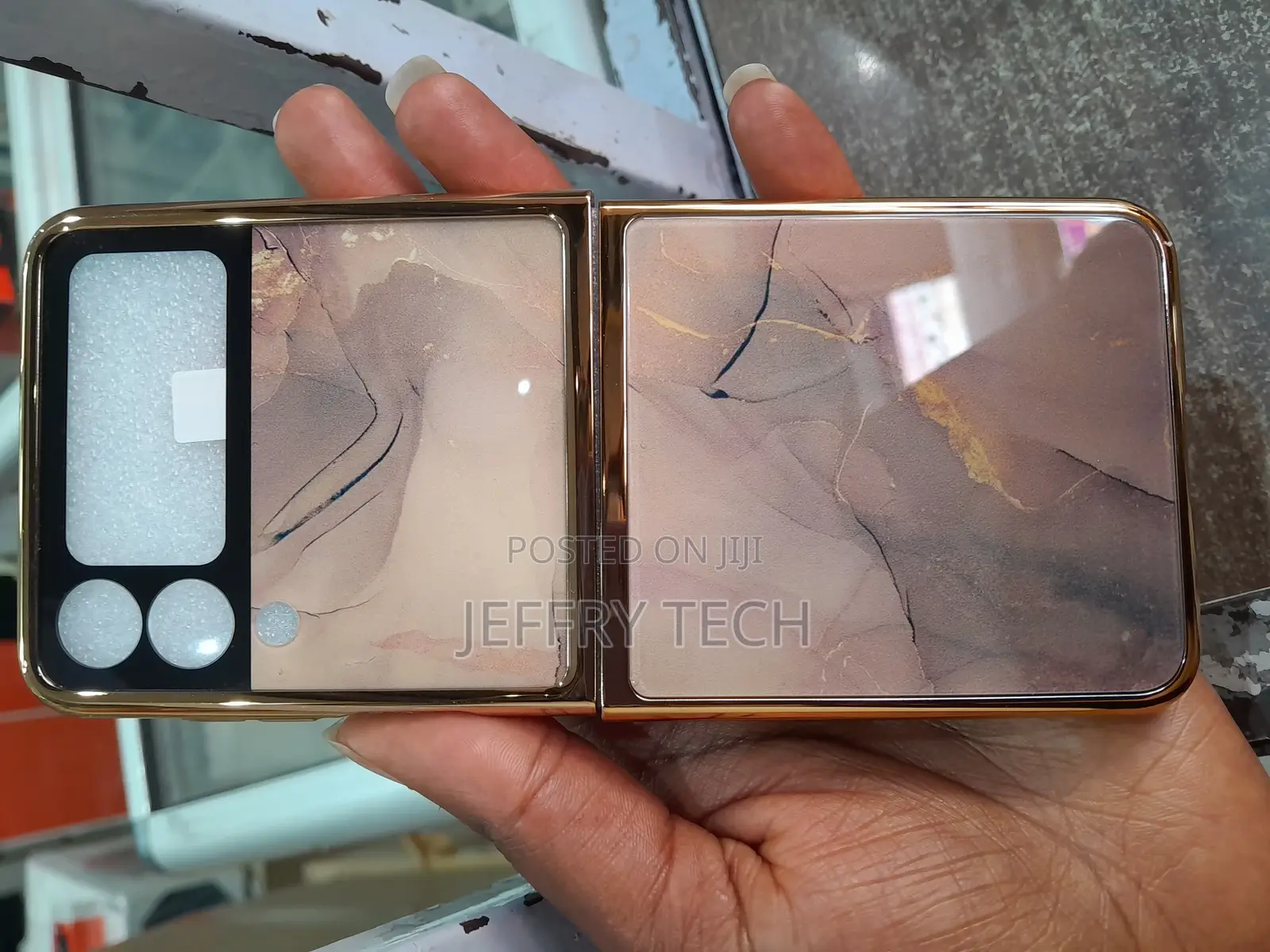 Marble Case for Galaxy Z Flip 4 Case