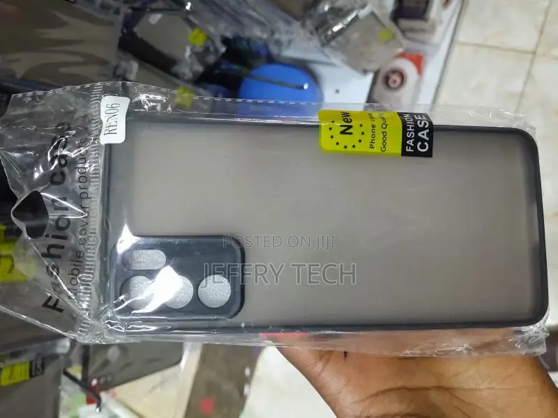Nainika Smoke Back Case Cover for Oppo Reno 6 5G, Matte Fini