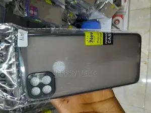 MSANSS Oppo A15s Hard Matte Finish Smoke Case With Soft Side