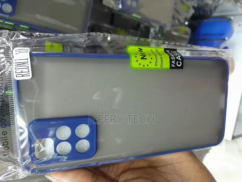 Creations Smoke Case Back Cover for Redmi 10 (Blue)