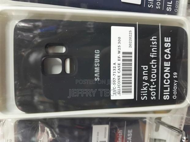 Midkart Back Cover for Samsung Galaxy S9 Black Silicone Case - thumbnail 2