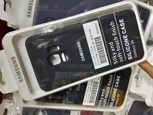 Midkart Back Cover for Samsung Galaxy S9 Black Silicone Case