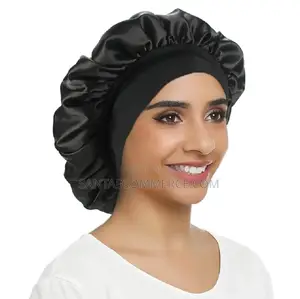 Satin Sleep Cap Bonnet Head Hair Silk Wrap