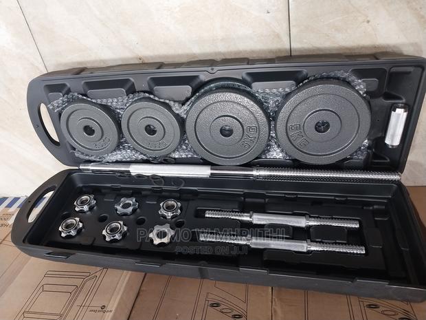 50kg Adjustable Dumbbell + Barbell Weight - main view