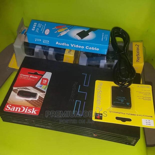 Playstation Two Chipped With 10games