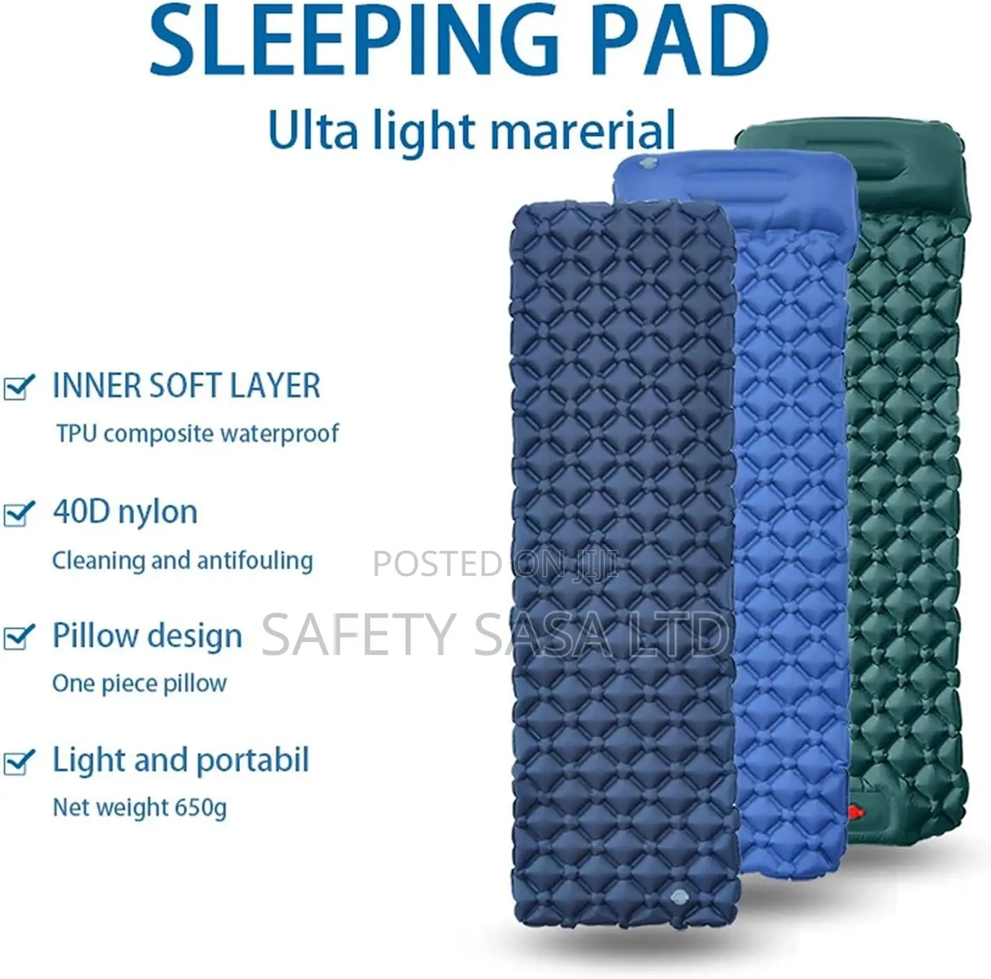 Inflatable Camping Mat/ Air Mattress