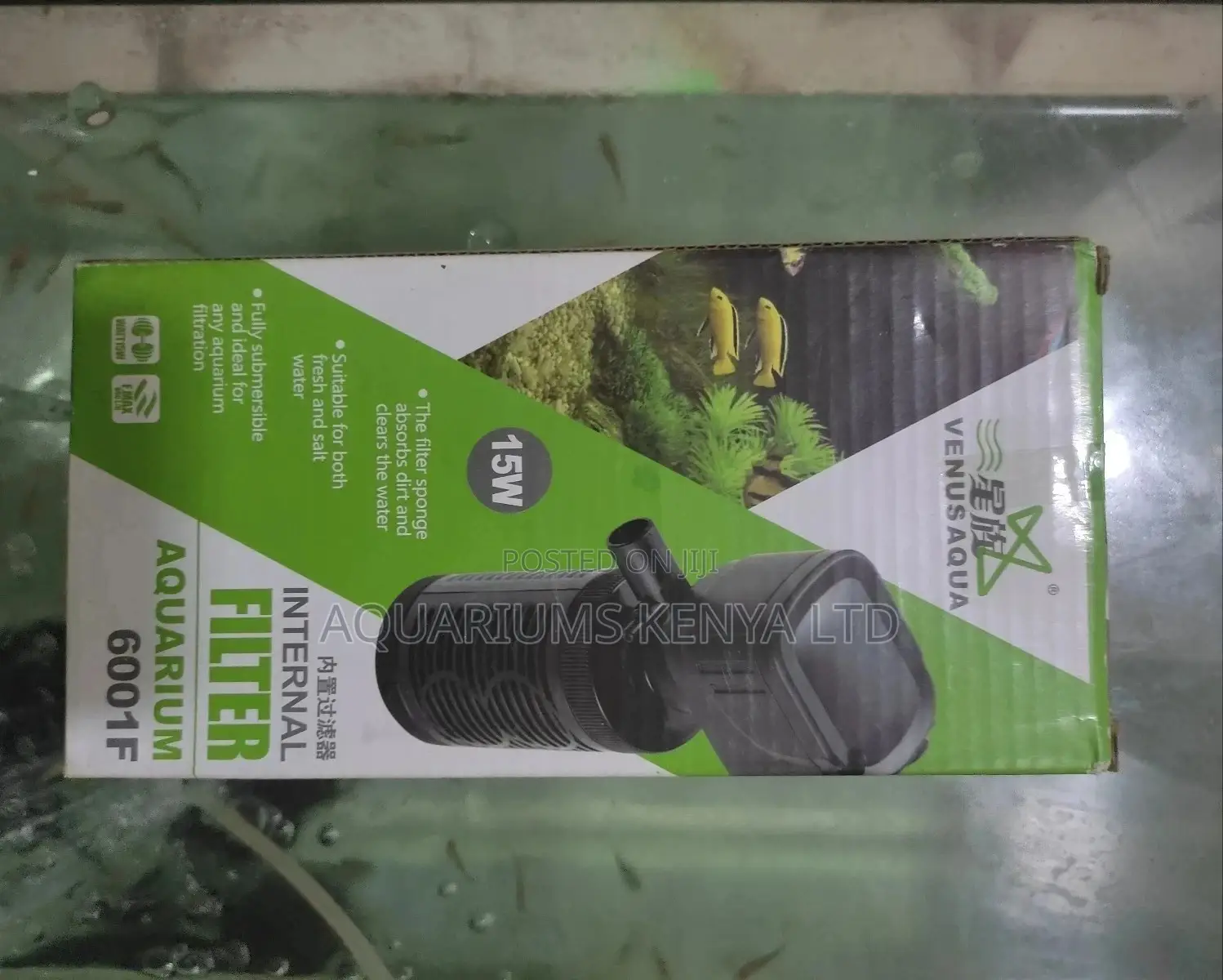 15w Venusaqua, Internal Filter Aquarium 6001F