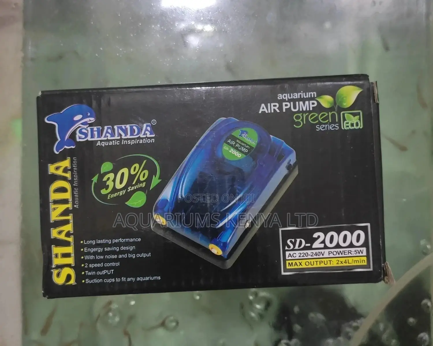 Aquarium Diaphragm Pump, Air Pump 2nozzle
