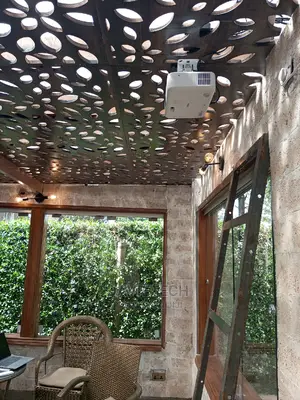 Projector and Sound Installation-