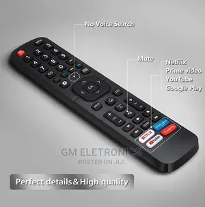 Hisense-Tv-Rmt, With Netflix,Primevideo,Youtube,Google Play