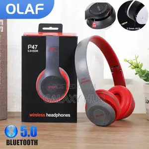 P47 Extra Bass 4.2 Wireless Bluetooth Music Headphones