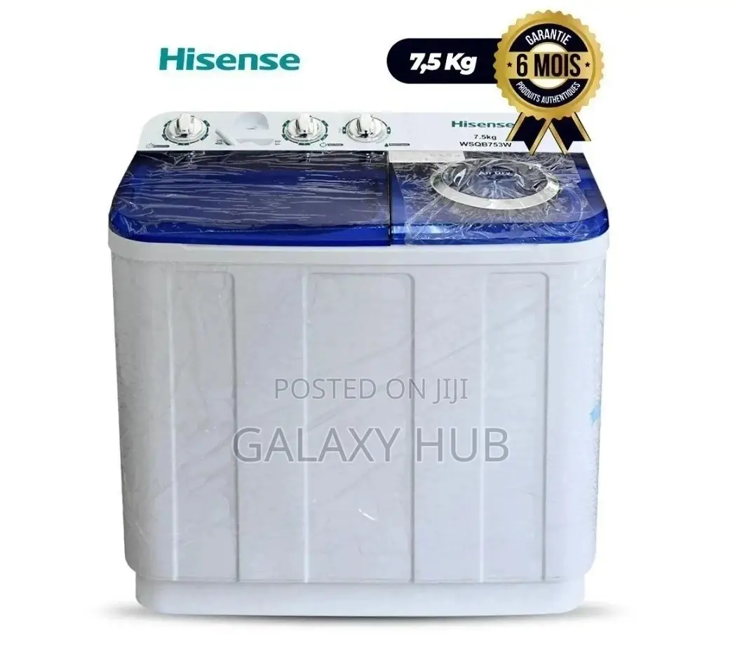 Hisense 7.5kg Twin Tub Washing Machine Top Load