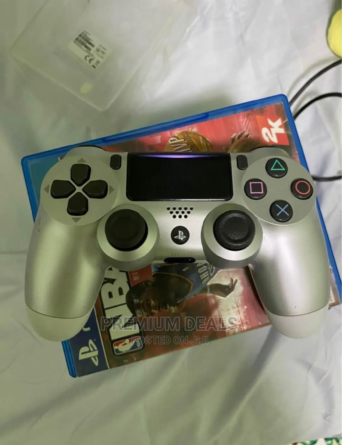 Used Silver Ps4 Controller