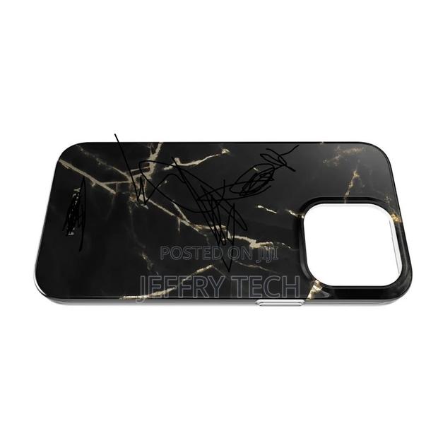 Marble Case for iPhone 14 Pro Max (Pearl Black) - thumbnail 3